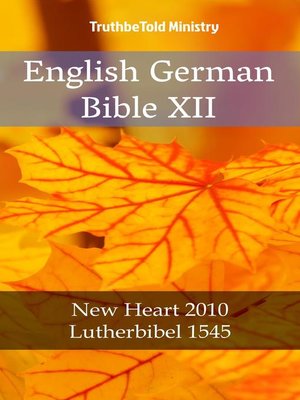 cover image of English German Bible XII